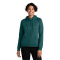 Allmade Women's Organic CVC Fleece Full-Zip Hoodie