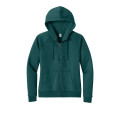Allmade Women's Organic CVC Fleece Full-Zip Hoodie