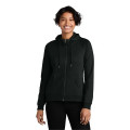 Allmade Women's Organic CVC Fleece Full-Zip Hoodie
