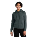 Allmade Women's Organic CVC Fleece Full-Zip Hoodie