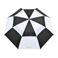 Elements 60" Recycled Auto Open Double Canopy Golf Umbrella