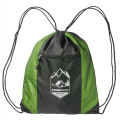 Zipper Pocket Drawstring Backpacks