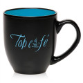 16 oz. Bistro Two-Tone Ceramic Custom Mugs