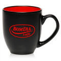 16 oz. Bistro Two-Tone Ceramic Custom Mugs