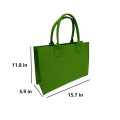 Spacious Felt Tote Bag