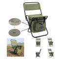 Outdoor Insulated Folding Chair with Backrest