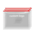 Custom Clear Waterproof Folder With Zipper