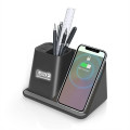 Wireless Charger Stand With Pen Holder - 15W Fast Charge