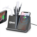 Wireless Charger Stand With Pen Holder - 15W Fast Charge