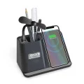 Wireless Charger Stand With Pen Holder - 15W Fast Charge
