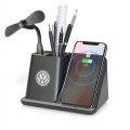 Wireless Charger Stand With Pen Holder - 15W Fast Charge