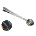 Stainless Steel Coffee Measuring Spoon with Bag Clip