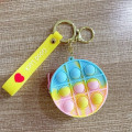 Pop Bubble Fidget Sensory Toy Silicone Coin Purse