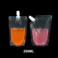 8oz Clear Drink Spout Pouch
