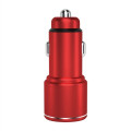 Metal Dual USB Car Charger Adapter