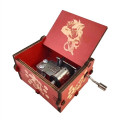 Mini Engraved Hand Crank Music Box