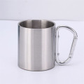 8oz. Carabiner Handle Stainless Steel Mug