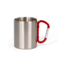 8oz. Carabiner Handle Stainless Steel Mug