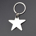 STAR METAL KEY RING