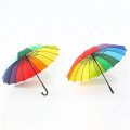 39" 16K ARC straight umbrella with Telescopic sleeve