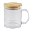 11oz Glass Mug/bamboo Lid