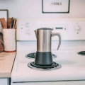 GROSCHE® Steel 10 Cup Stovetop Moka Pot Espresso Coffee Make