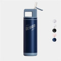 20 oz. GROSCHE® Flip 'N Sip Insulated Straw Water Bottle