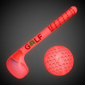 Light Up Golf Club and Ball Inflatable Set