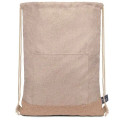 Taylor RPET Drawstring Backpack - Khaki