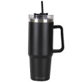 Premium 30 oz TiTUS® Stainless Steel Straw Travel Mug