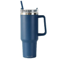 Premium 30 oz TiTUS® Stainless Steel Straw Travel Mug