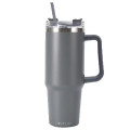 Premium 30 oz TiTUS® Stainless Steel Straw Travel Mug