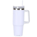 Premium 30 oz TiTUS® Stainless Steel Straw Travel Mug
