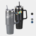 Premium 30 oz TiTUS® Stainless Steel Straw Travel Mug