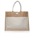 Cotton Pocket Jute Tote Bags