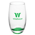 15 oz. Mikonos Clear Stemless Wine Glasses