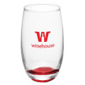 15 oz. Mikonos Clear Stemless Wine Glasses