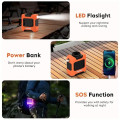 BreezeMax 3-in-1: Waist-Mounted Fan, Flashlight & Power Bank