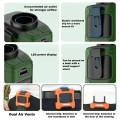 BreezeMax 3-in-1: Waist-Mounted Fan, Flashlight & Power Bank
