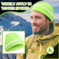 HiVis Acrylic Reflective Stripe Knitted Cuffed Safety Beanie