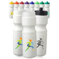 28 oz. Plastic Water Bottle with Push Cap