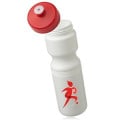 28 oz. Plastic Water Bottle with Push Cap