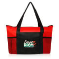 Zippered Non-Woven Tote Bags