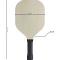 Single Wooden Pickleball Paddle