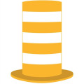 Foam Stove Pipe Tall Top Hat