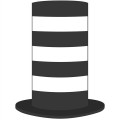Foam Stove Pipe Tall Top Hat
