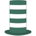 Foam Stove Pipe Tall Top Hat
