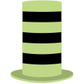 Foam Stove Pipe Tall Top Hat