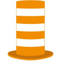 Foam Stove Pipe Tall Top Hat