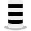 Foam Stove Pipe Tall Top Hat